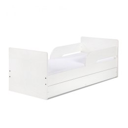 KLUPŚ Łóżko TIMO 160X70 Białe z szufladą