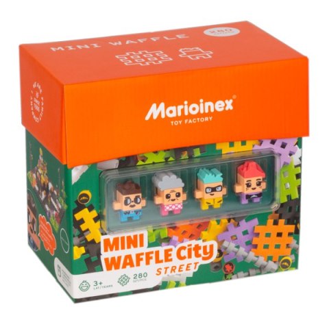 MARIOINEX 904183 Klocki waffle mini - Ulica 280 el.