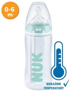 NUK 741148 Butelka FC+ 300 ml ANTI-COLIC Professional ze wskaźnikiem temperatury smoczek silikonowy 0-6 m