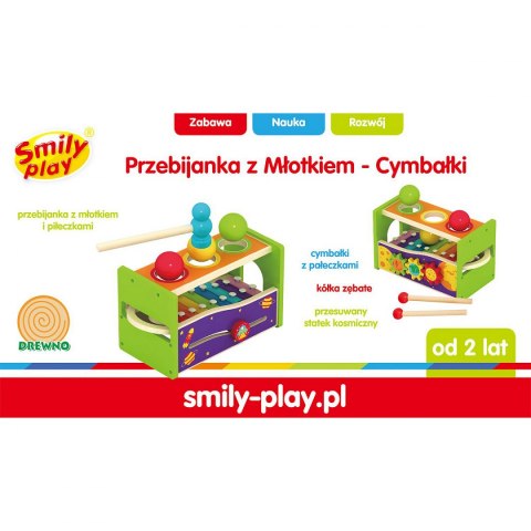 SMILY PLAY SPW83694 Przebijanka drewniana
