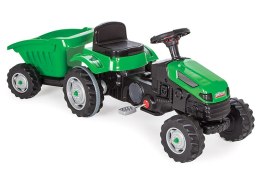 ARTYK 012150 Traktor na pedały z przyczepą zielony