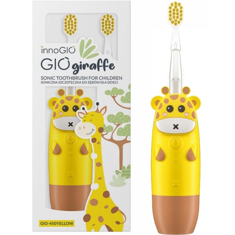 INNOGIO GIO-450YELLOW GIOgiraffe szczoteczka dla dzieci żółta
