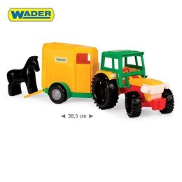 WADER 35001 Color Cars - Traktor z Przyczepą na Konia