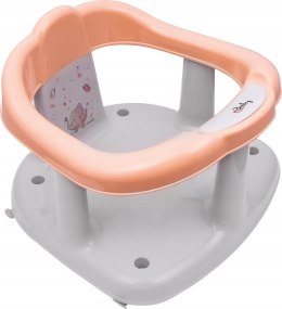 MALTEX Krzesełko do kąpieli Słonik /wkładka brzoskwiniowy róż