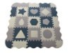 MILLY MALLY Mata piankowa puzzle Jolly 3x3 Shapes - blue
