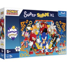 TREFL 50032 Puzzle 104 XL Super Shape Świat Sonica