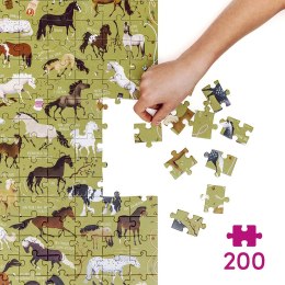 CzuCzu 7093574 Puzzle konie 7+ 200el.